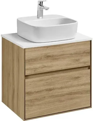 Тумба-умывальник подвесная Aquaton Либерти 60 дуб эльвезия 1A2794K4LY010