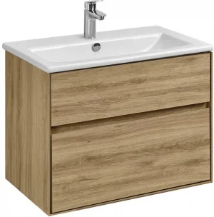 Тумба-умывальник подвесная Aquaton Либерти 75 дуб эльвезия 1A2795K0LYC70