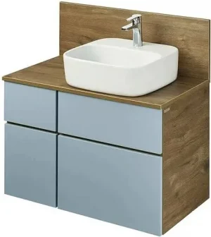 Тумба-умывальник подвесная Aquaton Мишель 100 фьорд/дуб рустикальный 1A2569K0MIDR0