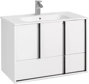 Тумба-умывальник подвесная Aquaton Ривьера 80 белый матовый 1A2390K1RVX20