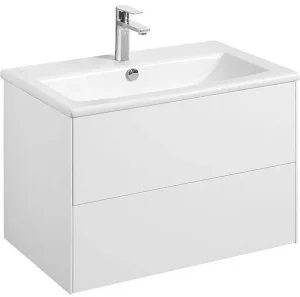 Тумба-умывальник подвесная Aquaton Сохо 75 белый глянец 1A2581K2AJ010