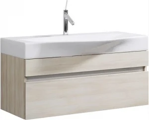 Тумба-умывальник Aqwella Bergamo 100 акация Ber.01.10/A+Ber.10.04.D