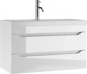 Тумба-умывальник подвесная Айсберг Ева 90 белый DA5918T+4670142930013