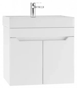 Тумба-умывальник подвесная Айсберг Мечта 60 белый DM2310T+4607152361674