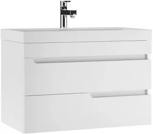 Тумба-умывальник подвесная Айсберг Веста 80 белый DV5917T+4670142930020