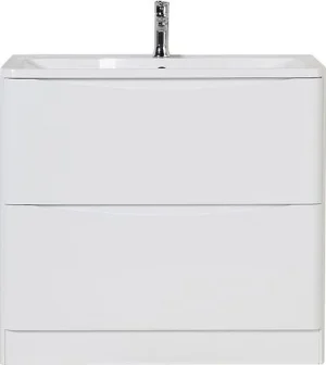 Тумба-умывальник напольная BelBagno ACQUA 80 Bianco Lucido ACQUA-800-2C-PIA-BL+