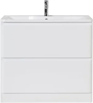 Тумба-умывальник напольная BelBagno ALBANO 100 Bianco Lucido ALBANO-1000-2C-PIA-BL+