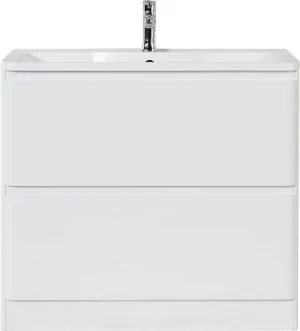 Тумба-умывальник напольная BelBagno ALBANO 80 Bianco Lucido ALBANO-800-2C-PIA-BL+