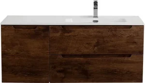 Тумба-умывальник подвесная BelBagno ETNA 120 R Rovere Moro ETNA-1200-2C-1A-SO-RW-R+BB1200ETL-R