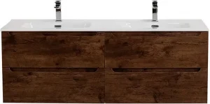 Тумба-умывальник подвесная BelBagno ETNA 120 Rovere Moro ETNA-1200-4C-SO-2-RW+BB1200-2-ETL