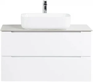 Тумба-умывальник подвесная BelBagno ETNA 90 Bianco Opaco ETNA-900-2C-SO-BO-P+