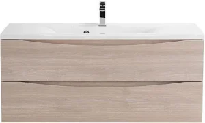 Тумба-умывальник подвесная BelBagno MARINO 110 Rovere Grigio MARINO-1100-2C-SO-RG-P+BB1100/450-LV-MR-PR