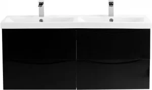 Тумба-умывальник подвесная BelBagno MARINO-CER 120 Nero Lucido MARINO-CER-1200-4C-SO-2-NL-P+BB-0325-120-2-LVB