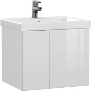 Тумба-умывальник подвесная Cersanit Colour 50 белый 64257+