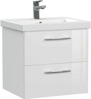 Тумба-умывальник подвесная Cersanit Lara 50 белый 64131+