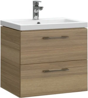 Тумба-умывальник подвесная Cersanit Lara 50 орех 64132+