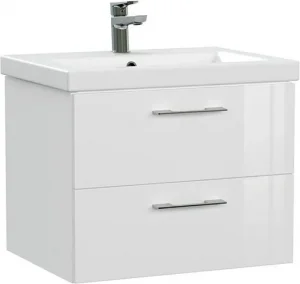 Тумба-умывальник подвесная Cersanit Lara 60 белый 64133+