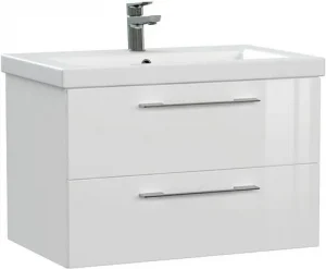 Тумба-умывальник подвесная Cersanit Lara 70 белый 64135+