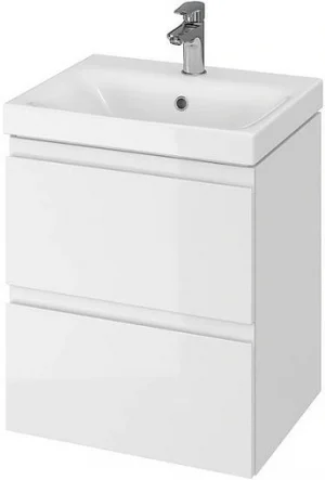 Тумба-умывальник подвесная Cersanit Moduo 50 белый 64139+