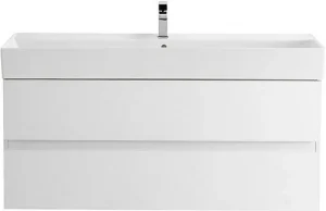 Тумба-умывальник подвесная Cezares Molveno 46 120 Bianco Ghiaccio MOLVENO 46-120-2C-SO-BG+CZR-MIL-120-LVB