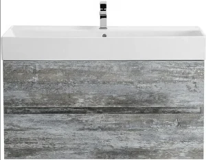 Тумба-умывальник подвесная Cezares Molveno 46 80 Legno Grigio MOLVENO 46-80-2C-SO-LG+CZR-MIL-80-LVB