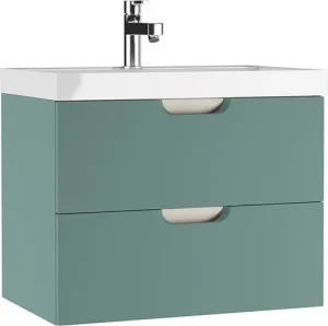 Тумба-умывальник подвесная Домино Dune 70 олива DD2505T+4627173210171