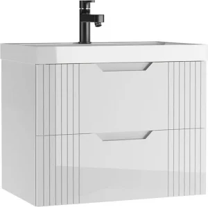 Тумба-умывальник подвесная Домино Garden 70 белый DG2504T+4670142930037