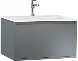 Тумба-умывальник подвесная ISVEA Pro 70 серый 21MGS070071I+10SL50071SV