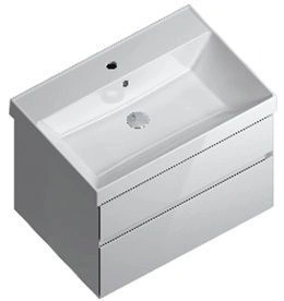 Тумба-умывальник подвесная Kerama Marazzi Cubo 70 белый глянец CUB.70.2WHT.M+CU.wb.70