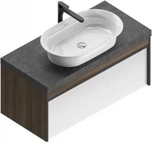 Тумба-умывальник подвесная Kerama Marazzi Modula 100 арабика MO.100.1+1AR+