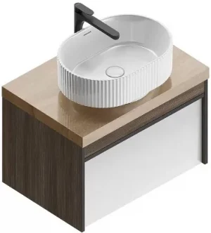 Тумба-умывальник подвесная Kerama Marazzi Modula 80 арабика MO.80.1+1AR+