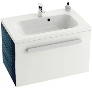 Тумба-умывальник подвесная Ravak Chrome 70 белый/оникс X000000533+XJG01170000