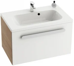 Тумба-умывальник подвесная Ravak Chrome 80 белый/капучино X000000963+XJG01180000