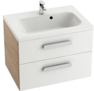 Тумба-умывальник подвесная Ravak Chrome II 60 белый/капучино X000000919+XJG01160000