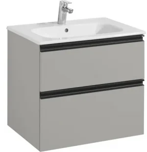 Тумба-умывальник подвесная Roca Domi 60 серый матовый ZRU9307873+