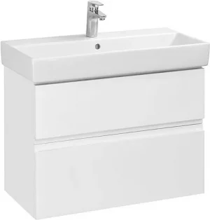 Тумба-умывальник подвесная Roca Oleta 80 белый глянец A857640806+3274C500Y