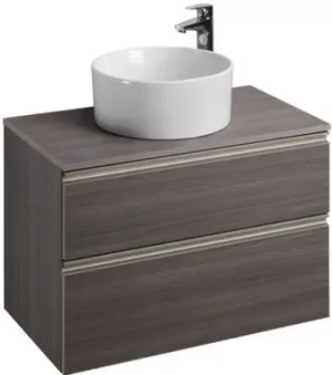 Тумба-умывальник подвесная Roca The Gap 80 городской дуб A857399402+A857419402+