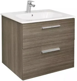 Тумба-умывальник подвесная Roca Victoria 60 городской дуб A857468402+32799E000