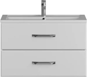 Тумба-умывальник подвесная Uperwood Foster 80 белый матовый 291020531