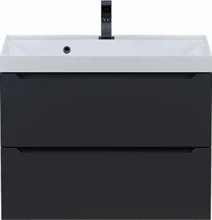 Тумба-умывальник подвесная Uperwood UPD Tanos 70 чёрный матовый 291020253