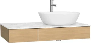 Тумба-умывальник подвесная VitrA Origin 90 R дуб 65678+