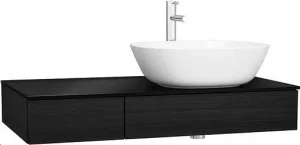 Тумба-умывальник подвесная VitrA Origin 90 R тёмный вяз 65676+