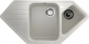 Мойка кухонная Ulgran U-409-341 ультра-белый