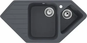 Мойка кухонная Ulgran U-409-343 антрацит