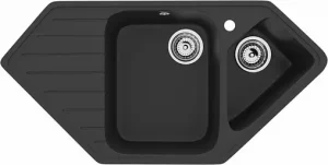 Мойка кухонная Ulgran U-409-344 ультра-черный
