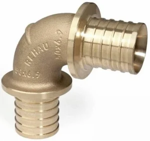 Уголок аксиальный соединительный 63мм Rehau Rautitan RX+ 14563081001