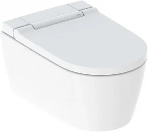Умный унитаз-биде подвесной безободковый Geberit AquaClean Sela белый 146.224.11.1