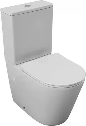 Унитаз-компакт безободковый Aquanet Atago 2.0 C1 Rimless белый Atago 2.0 C1+Atago 2.0 C2