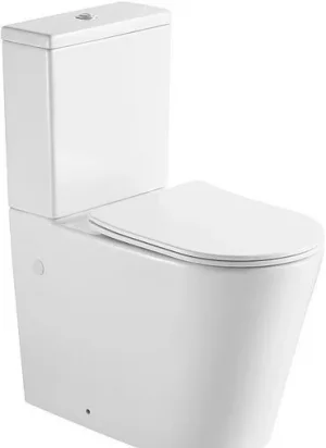Унитаз-компакт безободковый Aquatek Оберон белый AQ1273H-00