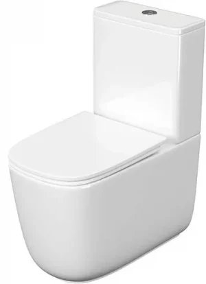 Унитаз-компакт безободковый Aquatek Optima Plus Square Tornado белый AQ4451-00